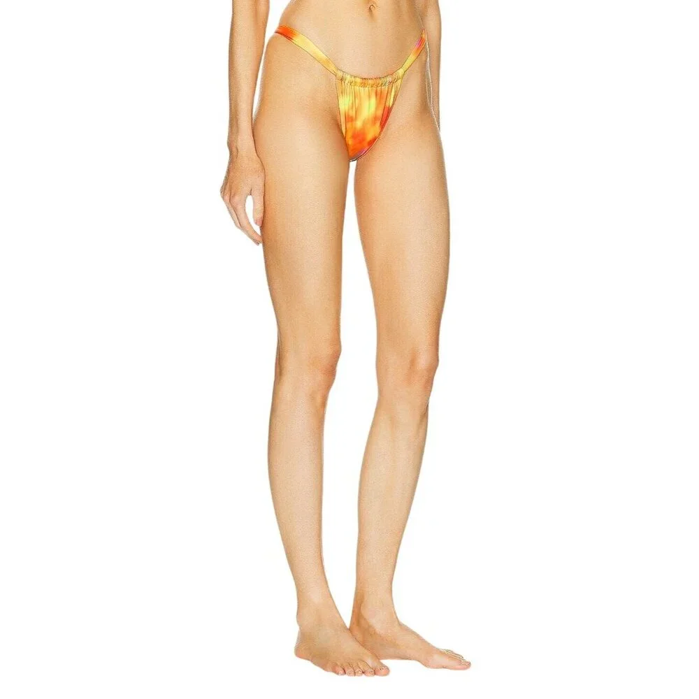 BANANHOT Shell Bikini Bottoms in Sunrise Small New Womens Swimsuit